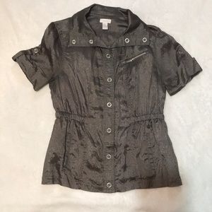 Chico’s snapfront top or jacket size 0